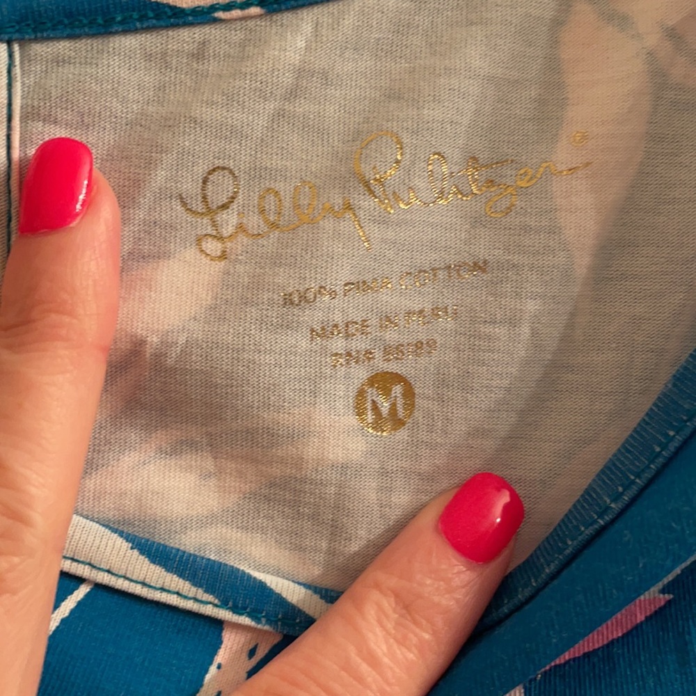 Lilly Pulitzer Marah Dress Tidal Wave - Picture 2 of 4